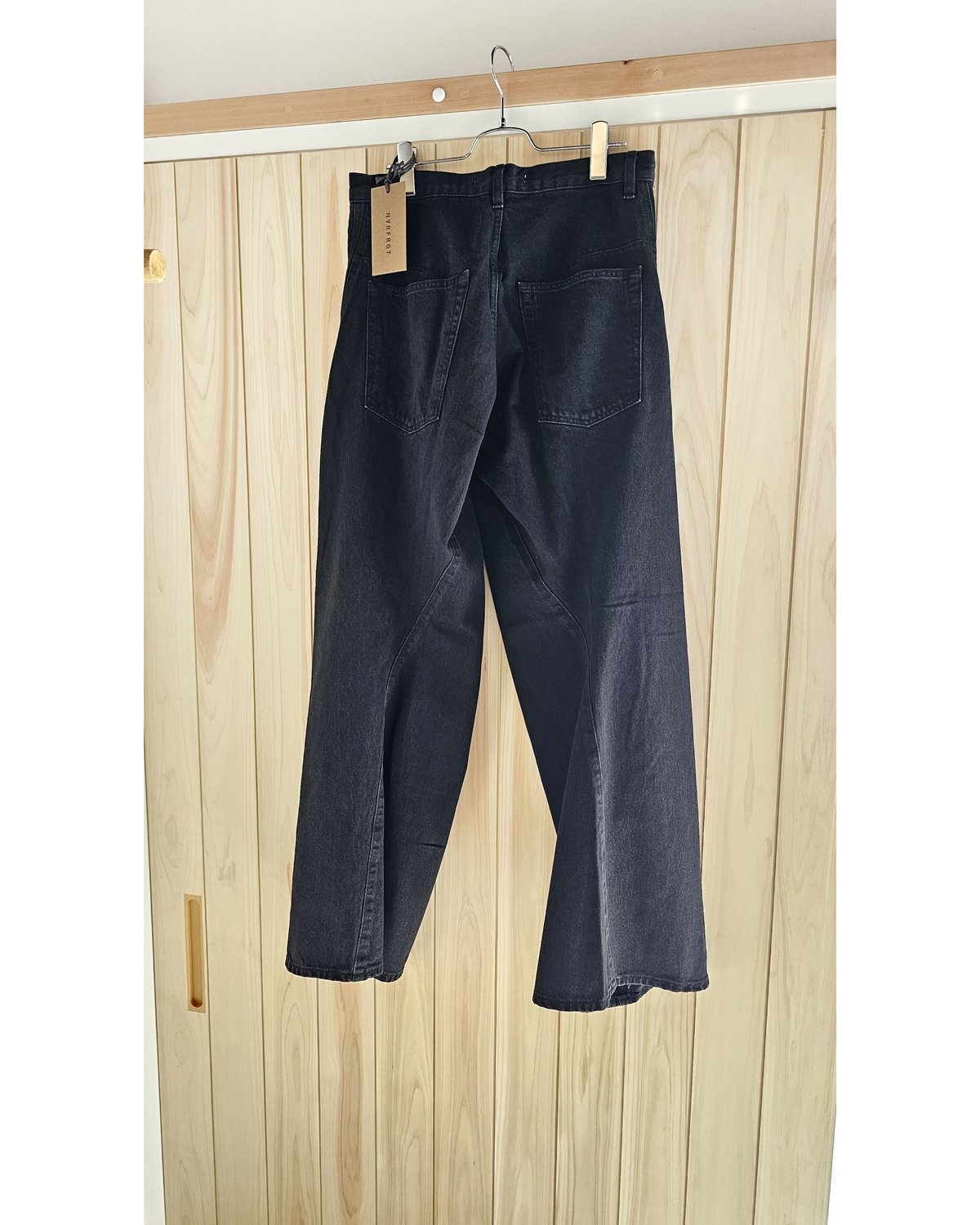 NVRFRGT【ネヴァーフォーゲット】3d twisted wide leg
