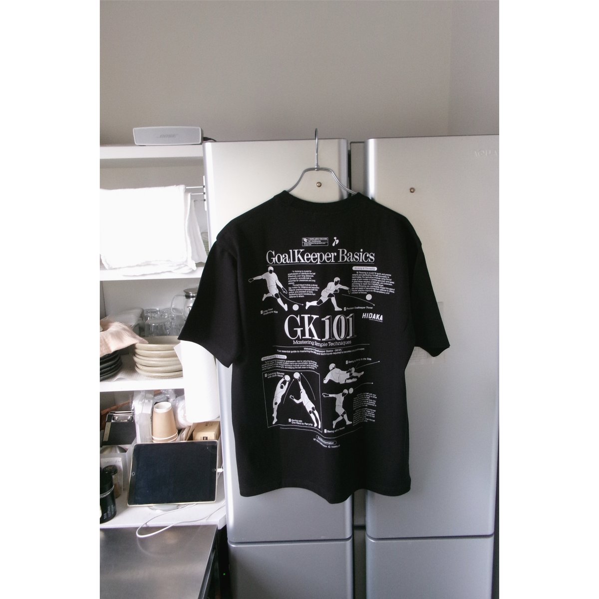 HIDAKA GK TEE tシャツ　dairiku KHOKI jieda HIDAKA / GK TEE *BLACK | AVET