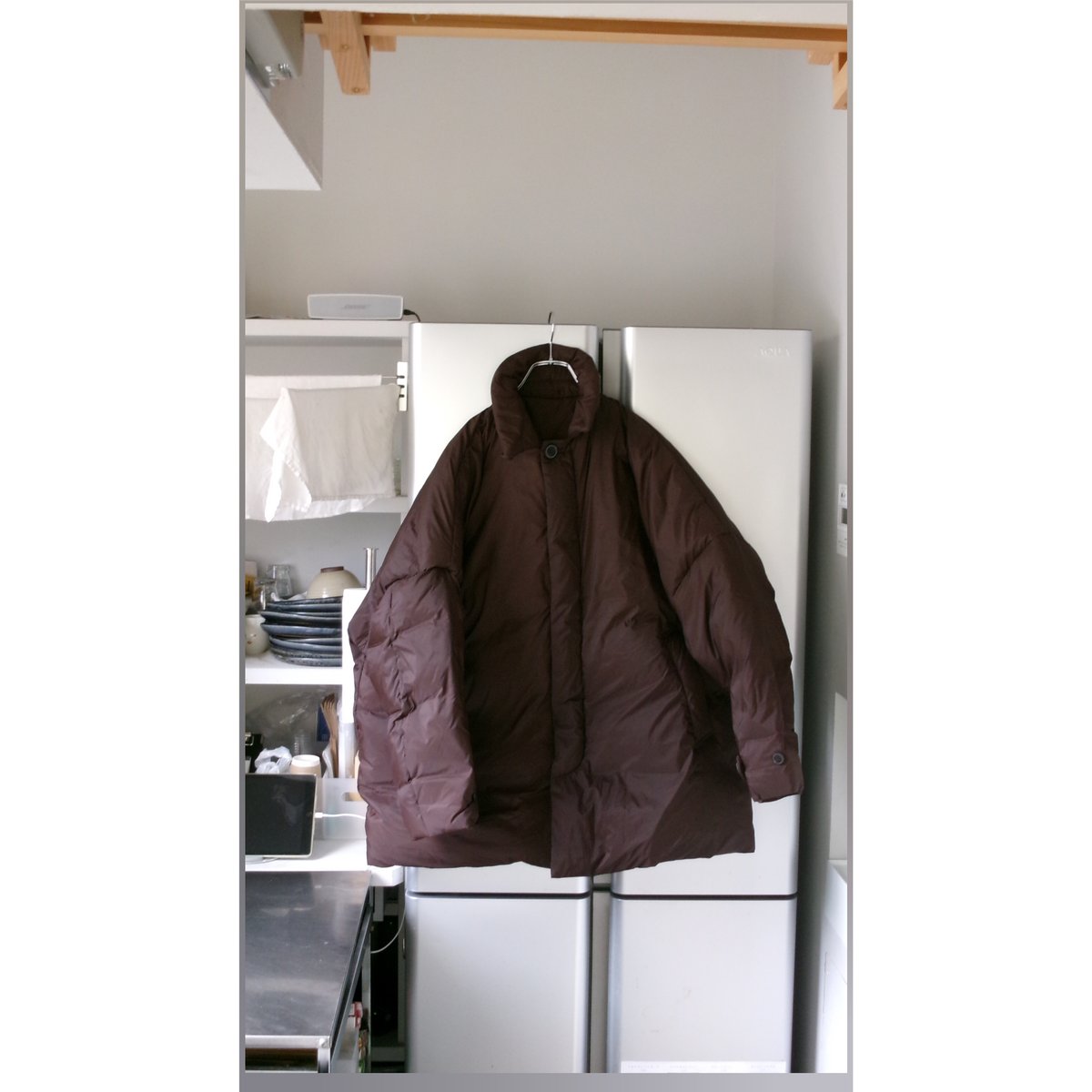 YOKO SAKAMOTO / DOWN BIG JACKET *BROWN | AVET