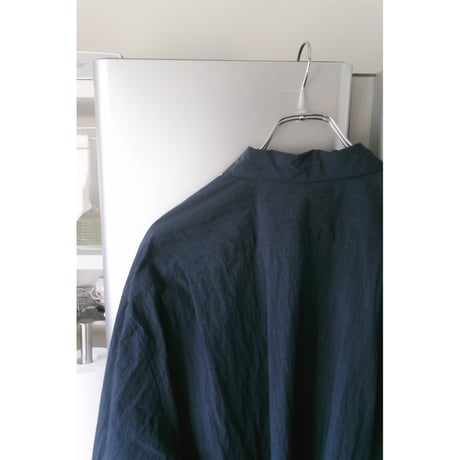 Blanc YM / COTTON NYLON WIDE SHIRT *Dall Navy