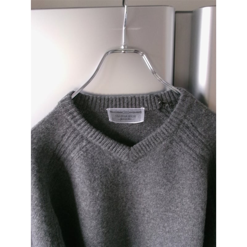 OLD FOLK HOUSE / V-neck Sweater *Gray | AVET
