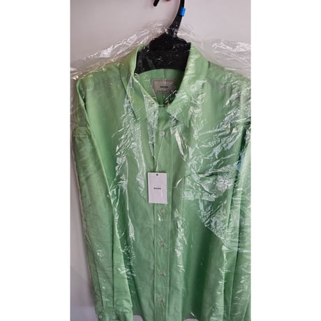 EVCON/ OVERSIZED L/S SHIRT *GREEN