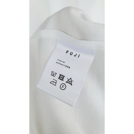 FUJI /  harf t-shirts *white