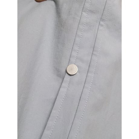 NVRFRGT / PANELLED LONG SLEEVE SHIRT *SAX