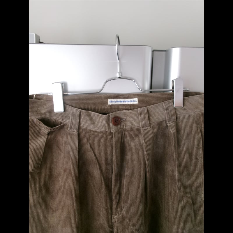 NO ROLL / THICKWALK CORDS PANTS *SMOKE BROWN | NO ROLL / THICKWALK CORDS PANTS *SMOKE BROWN |