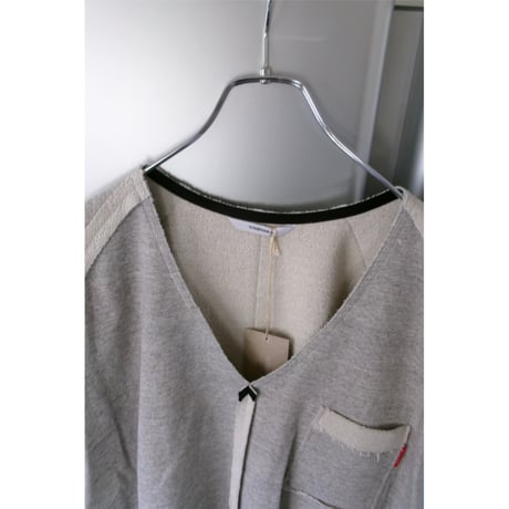 YUTASETOGAWA / Raw V Pullover *ASH