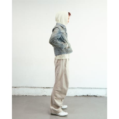 NVRFRGT / CURVED LEG LOUNGE PANTS *TAUPE