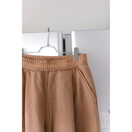 Rich I / TUCK SWEAT PANTS *BROWN