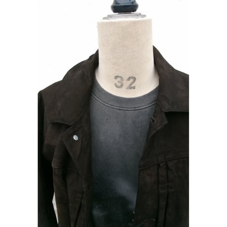 YOKO SAKAMOTO /  PLEATS JACKET DENIM *KAKISHIBU