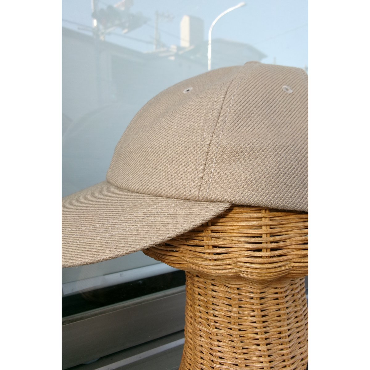メンズ YOKO SAKAMOTO GIFT SHOP CAP シルク ベージュ