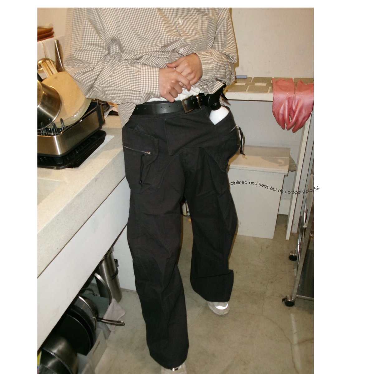 パンツ NVRFRGT DETACHABLE UTILITY CURVED LEG NVRFRGT - 【残りわずか】Detachable Utility Curved Leg Pants