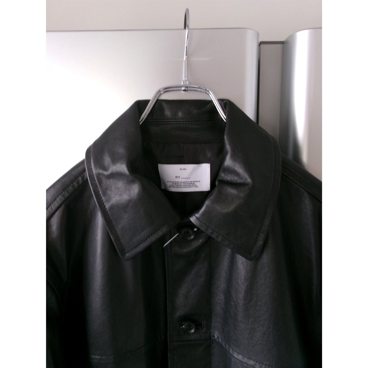 MY___ / LEATHER JACKET *ASH | AVET