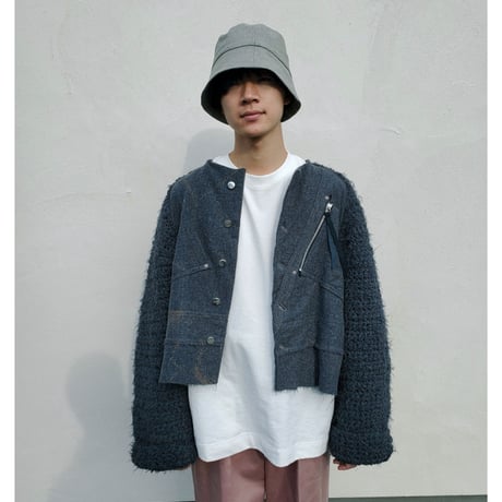 tokio /crash knit arm JKT