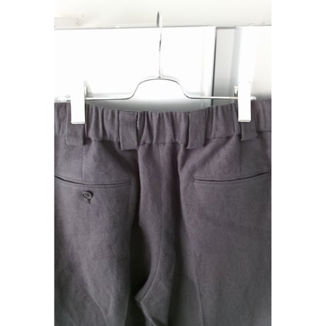 Blanc YM / Linen Silk Oversize Pants *BLACK