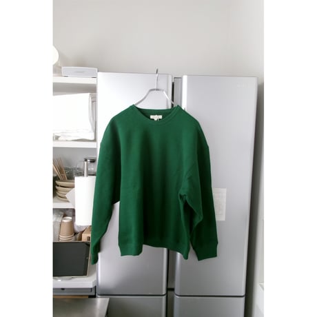 FUJI /  crew neck sweat for ladies *green
