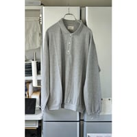 ●EVCON / POLO L/S SHIRT *GRAY