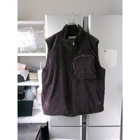 ABELIA EDWARD GOUCHA / MINIBAG VEST CORDUROY *BROWN