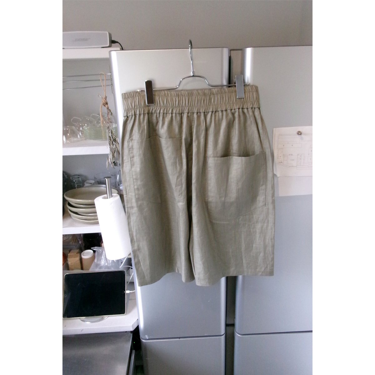 ABELIA EDWARD GOUCHA / SHIFTED SHORTS *KHAKI |
