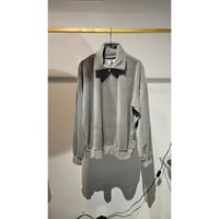 KIIT /  HIGH NECK ZIP UP PULLOVER *MIX GRAY