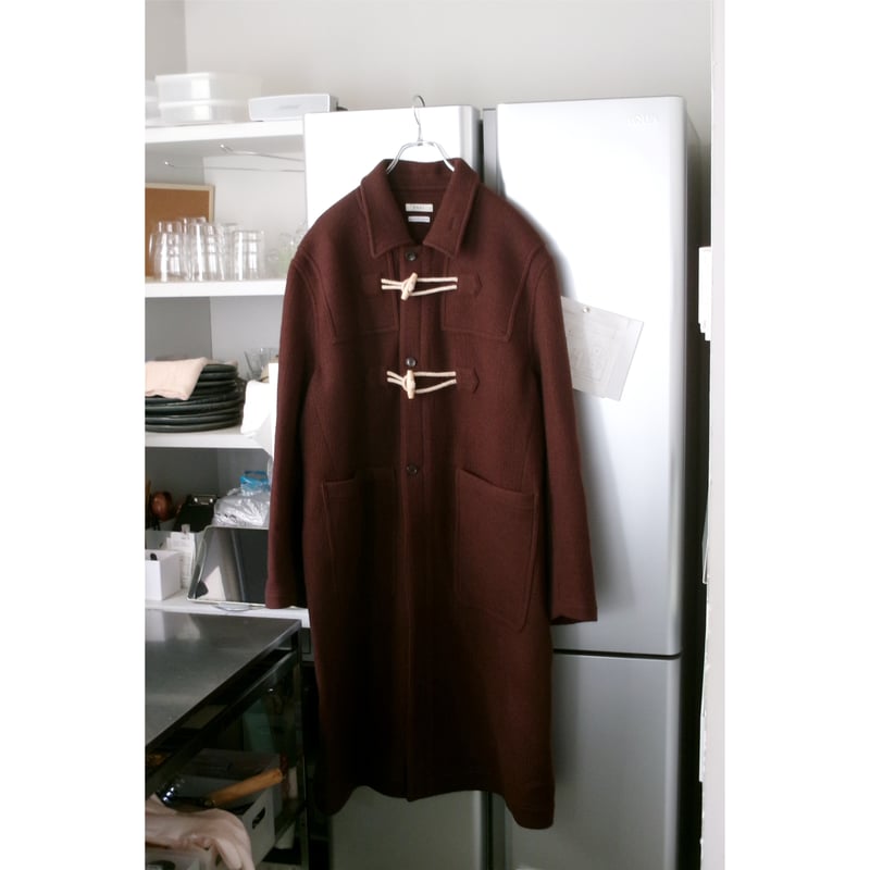FUJI / MELTON WOOL DUFFEL COAT *BROWN | AVET