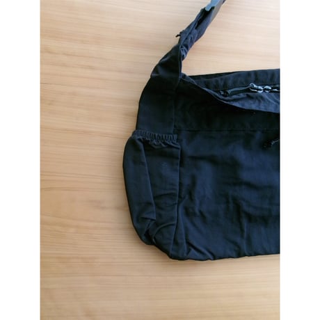 EVCON / BIG NYLON SHOULDER BAG *BLACK