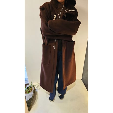 FUJI /  Duffel Sophisticate Coat *BROWN