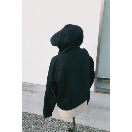 NVRFRGT / PANELED ZIP UP HOODIE *FADED INK