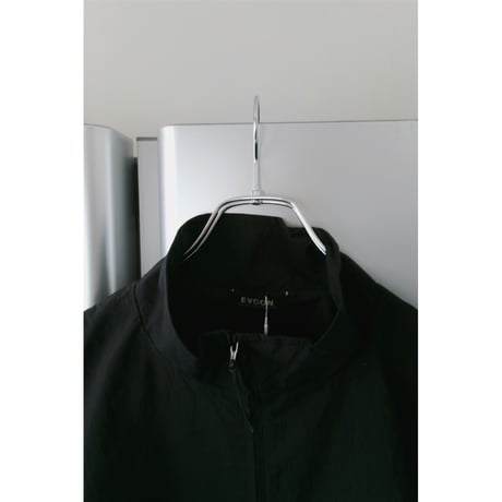 EVCON/ NYLON ZIP UP VEST *BLACK