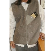 TOZAOU / Roulette Vest *Khaki gray