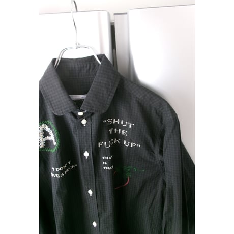 tokio / botanic anarc shirt *posion black