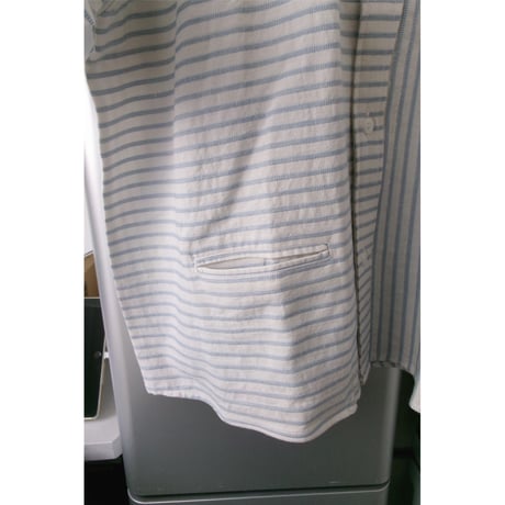 NO ROLL / NORMAL SHIRT STRIPE S/S *BLUE