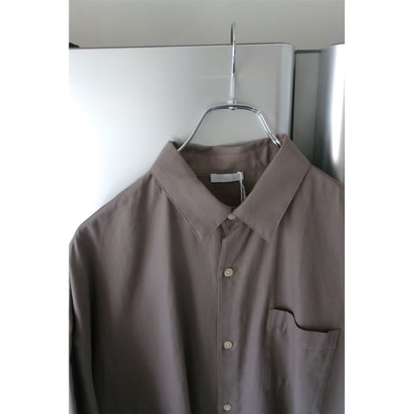 Blanc YM / Soft Oxford Half Shirts *Beige