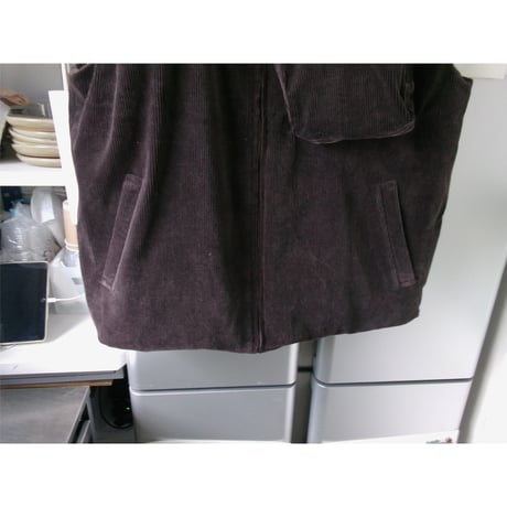 ABELIA EDWARD GOUCHA / MINIBAG VEST CORDUROY *BROWN