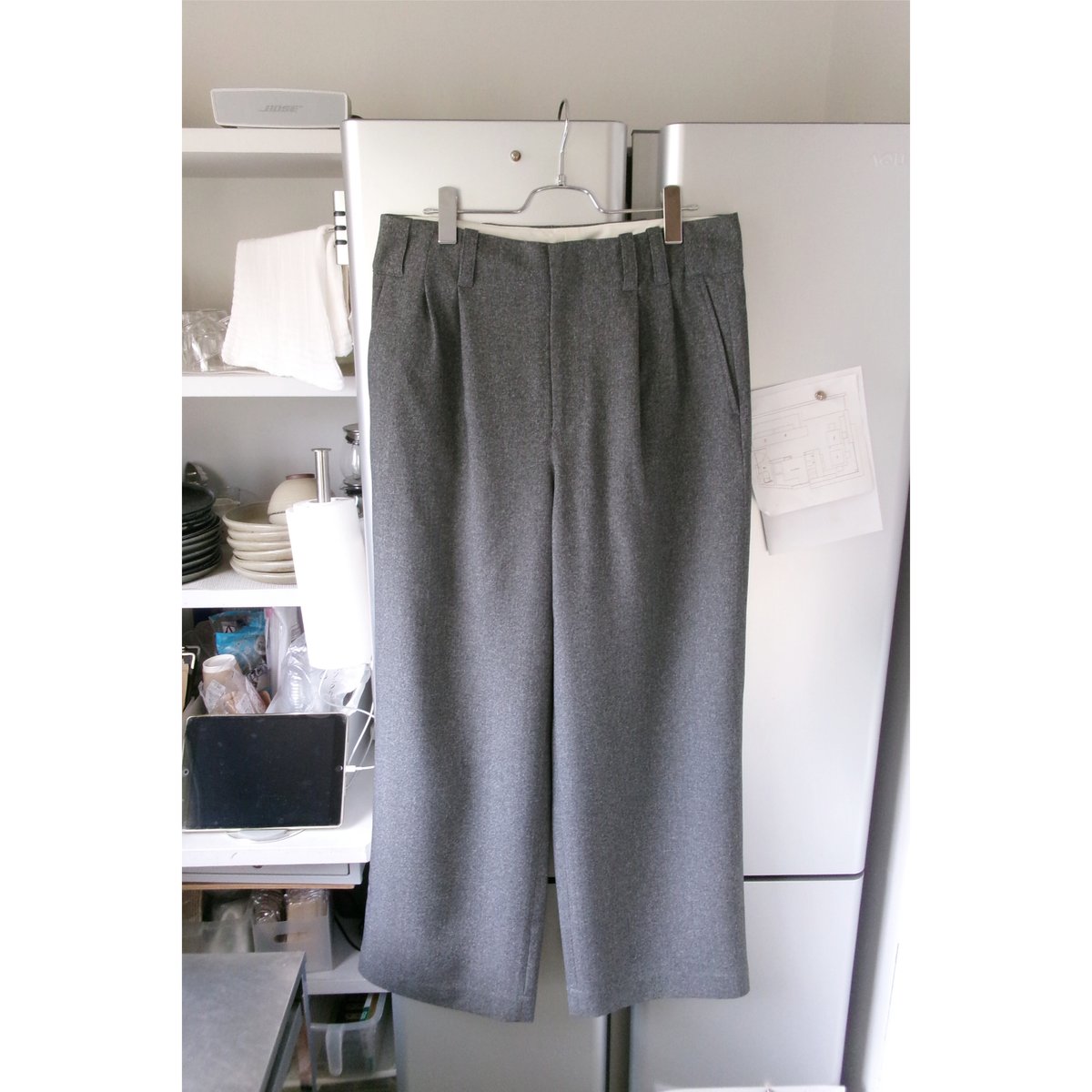 ABELIA EDWARD GOUCHA / BASEBALL SLACKS *GRAY |