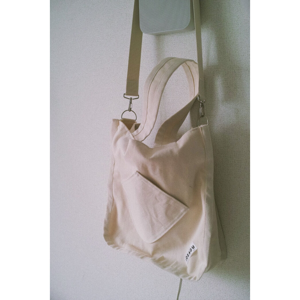 TOZAOU for AVET / Denim Miton Tote *cream | AVET 