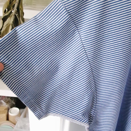 ABELIA EDWARD GOUCHA / CLASSIC T-SHIRT BORDER *BLUE