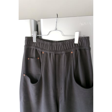 ABELIA EDWARD GOUCHA / ECHO PANTS SWEAT *CHARCOAL