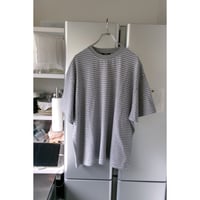 EVCON/ BORDER WIDE S/S T-SHIRT *GRAY