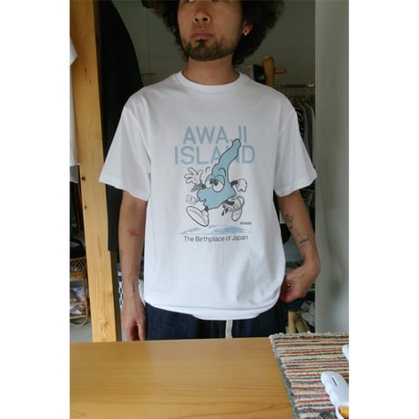 HIDAKA (side A) / AWAJI FRIENDS TEE *White
