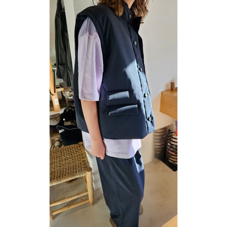 Blanc YM / Ripstop Padded Vest *Navy