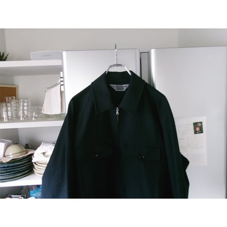 OLD FOLK HOUSE / Hard Twist Cotton Hunting Jacket *Navy