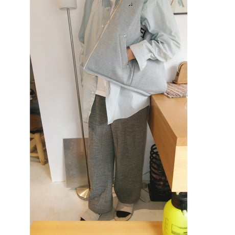 ●HIDAKA / DOWN VEST BAG * SAND BLUE