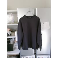 FUJI /  crew neck sweat *charcoal