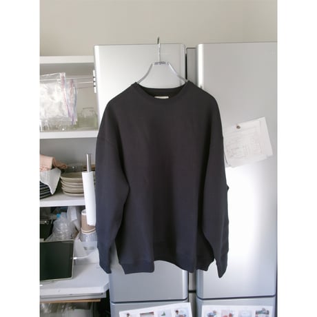 FUJI /  crew neck sweat *charcoal