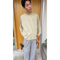 FUJI /  pure cotton long sleeve t-shirts *olive