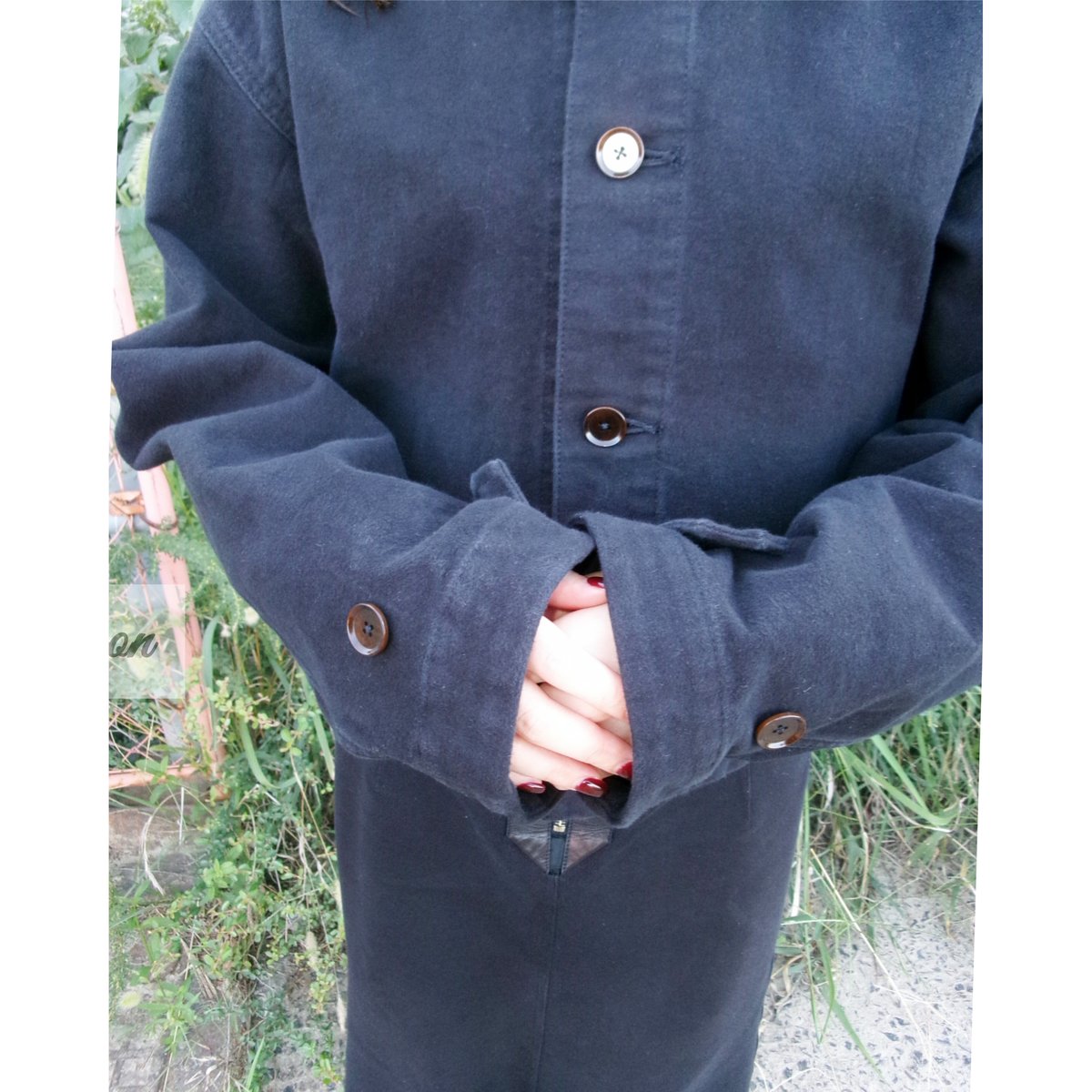 ジャケット・アウター OLD FOLK HOUSE Moleskin Blouson Black fit=scale-down,w=1200