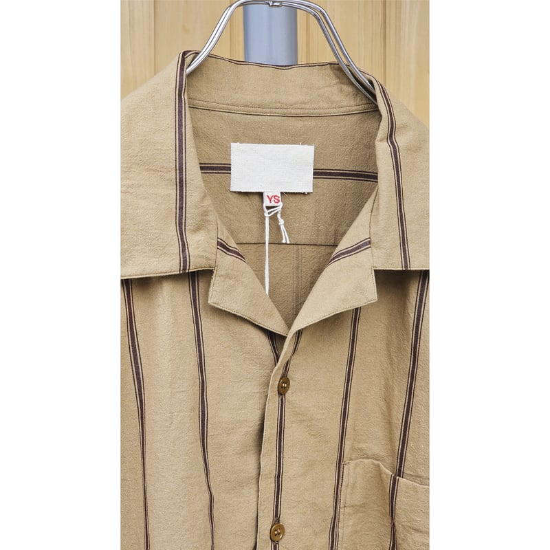 YOKO SAKAMOTO / OPEN COLLAR SHIRT*KAKISHIBU ST