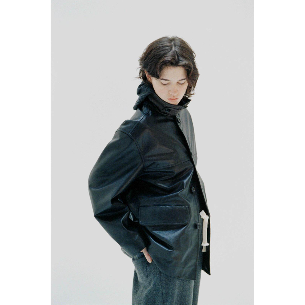 MY___ / LEATHER JACKET *ASH | AVET