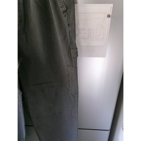 MY___ / GARMENT DYE EASY PAINTER PANTS *SUMI