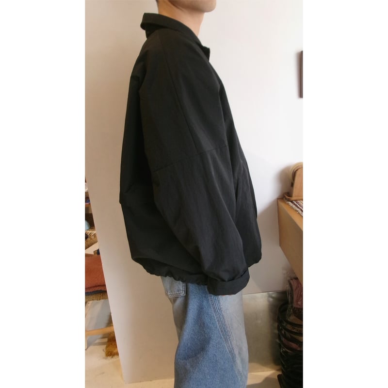 Blanc YM / Ripstop Nylon Track JKT *BLACK | AVET